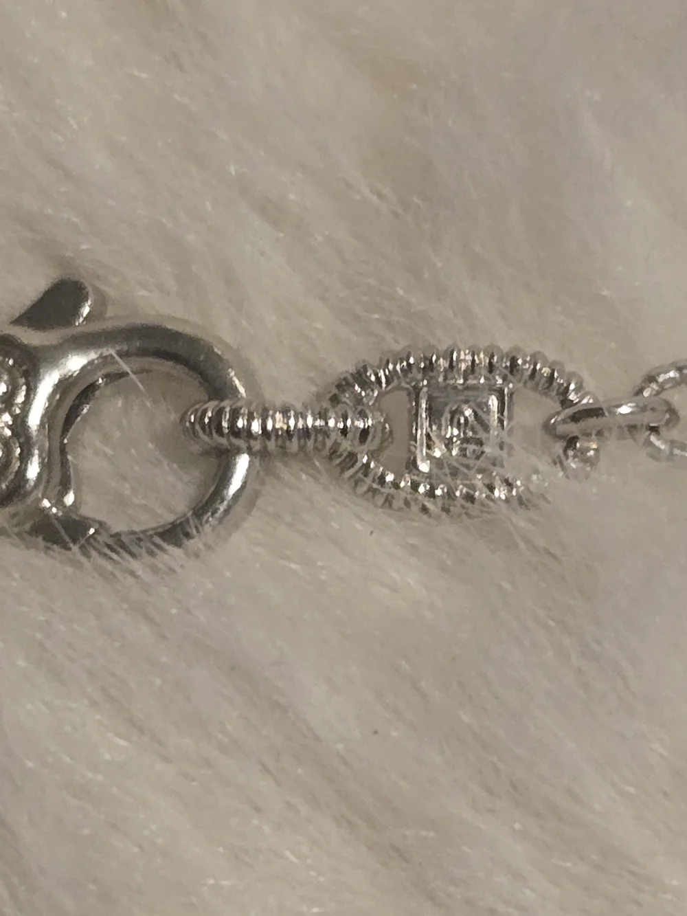 Judith Ripka Silver Heart Pendant with Champagne Stone